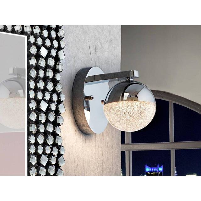 Schuller 793168 Sphere LED Wall Light Chrome
