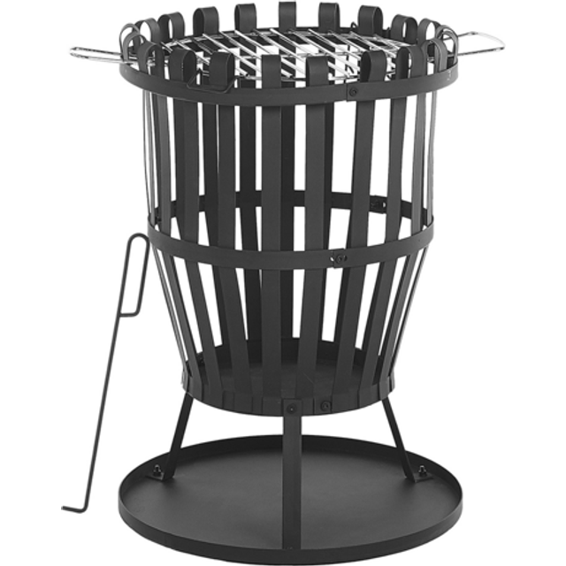 Grill Fire Pit PULO Metal Black