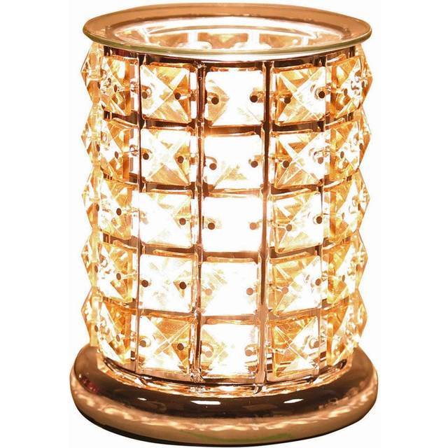 Touch Electric Aroma Wax Melt Burner Amber Crystal Diamond Style