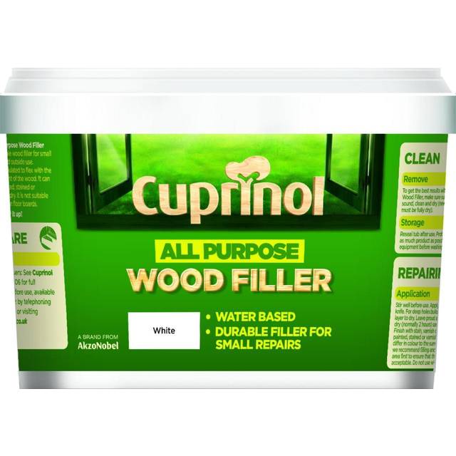 Cuprinol All Purpose Wood Filler Tub - White 250ml