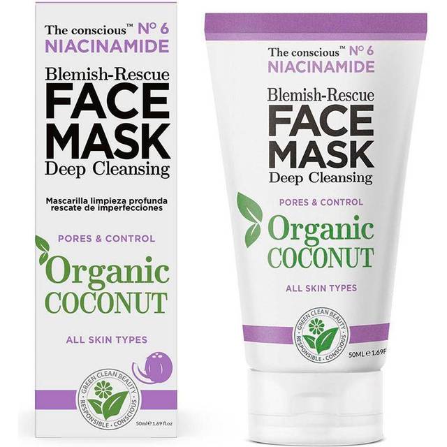 Biovène The Conscious Niacinamide Blemish Rescue Face Mask Organic Coconut 50ml