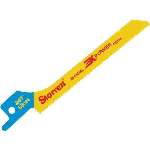 Starrett - SB424-5 Bi-Metal Reciprocating Blade, Metal Scroll 100mm 24 tpi (Pack 5) - STRSB4245