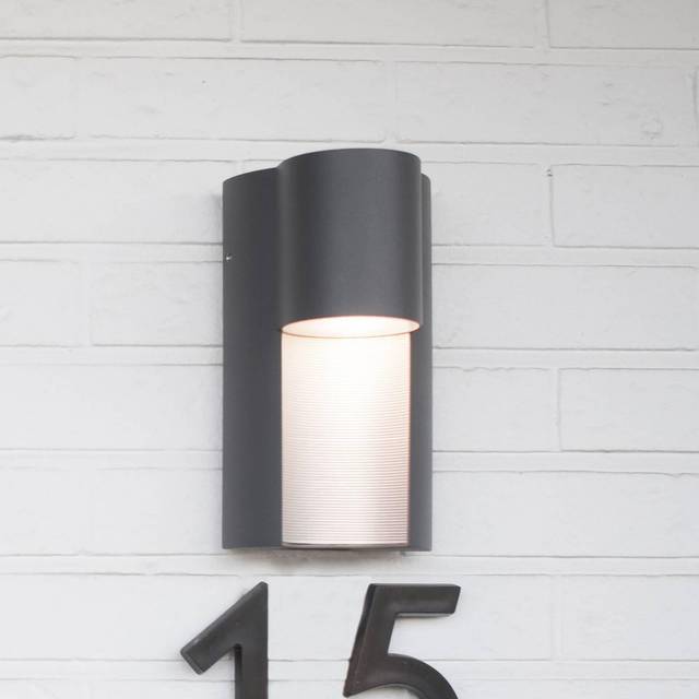 Lutec Urban Wall Light Dark Grey GU10 IP54