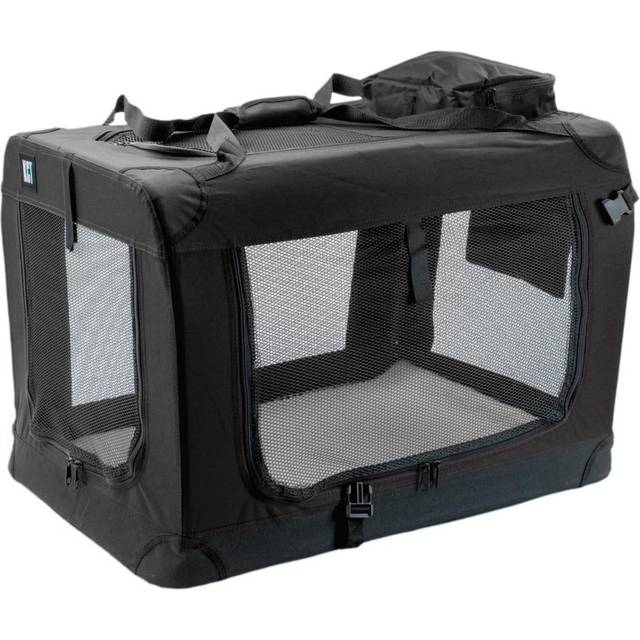 (Large Black) KCT Fabric Pet Carrier Crates
