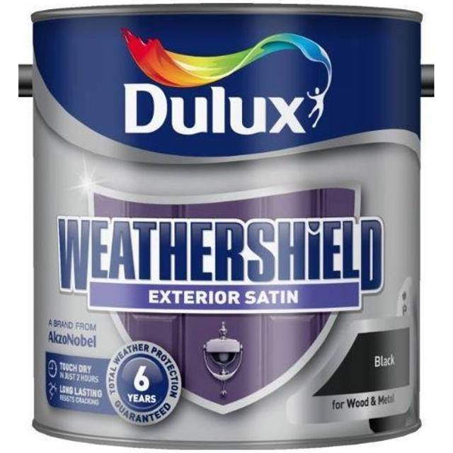 Dulux Weathershield Exterior Satin 2.5L Gallant Grey