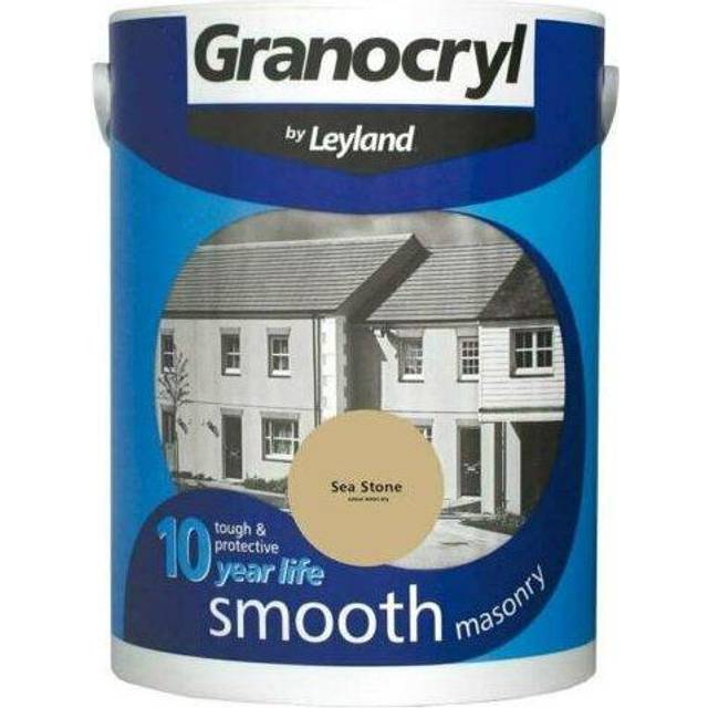 Leyland Granocryl Smooth Masonry Sea Stone Paint 5L - Leyland Paint