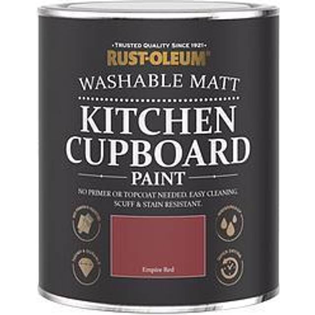 Chalky Kitchen Cupboard Paint - Empire Red - Empire Red