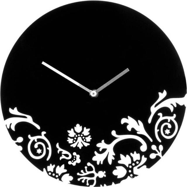 Premier Housewares - Black Acrylic Wall Clock