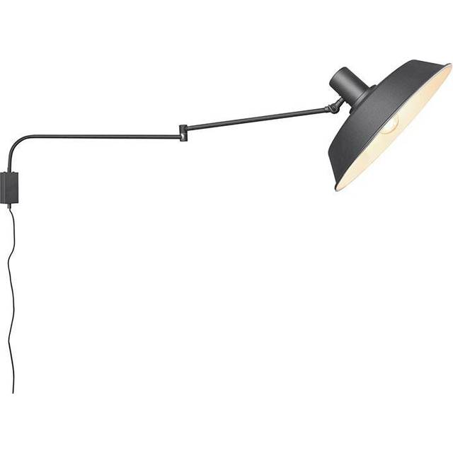 Trio Leuchten Vägglampa Bolder 200300132, metall svart matt, exkl. 1 x E27