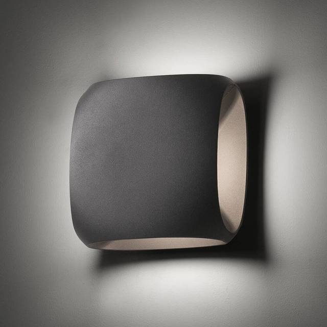 Faro Bu-Oh - LED Outdoor Wall Light White, Dark Grey IP65
