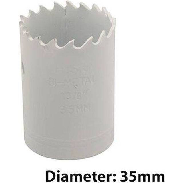 Bi Metal Core Drill Bits 35mm Diameter HSS STEEL Wood Hole Saw Worktop Cutters