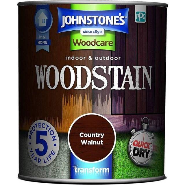 Johnstone's Country Walnut Woodstain 750ml - JOHNSTONES - Brown