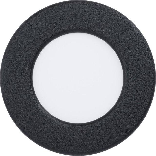 Wall / Ceiling Flush Downlight Black Round Spotlight 2.7W Built in LED
