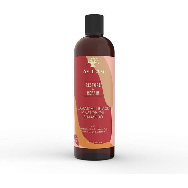 As I Am JBCO Shampoo - 12 ounce - Gentle Cleanser - Repairs and Restores Scalp Health - Vegan and Cruelty Free - Enriched with Nano Jamaican Black Cas