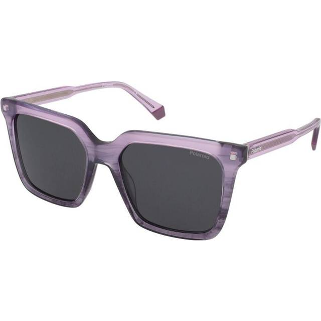 Polaroid Sunglasses Polarized Pearled Purple Violet/ Grey Lenses Pld4115 73n