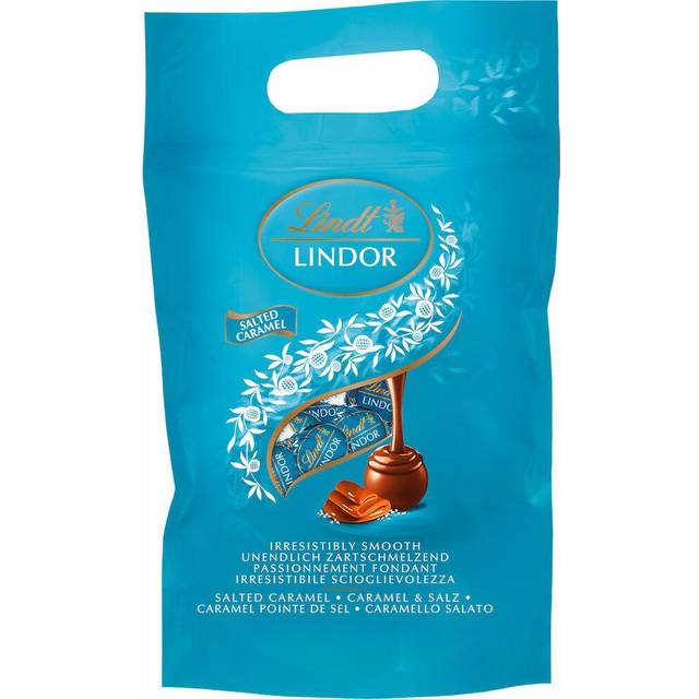 Lindt LINDOR Salted Caramel Mjölk Chokladpraliner 80st, 1kg