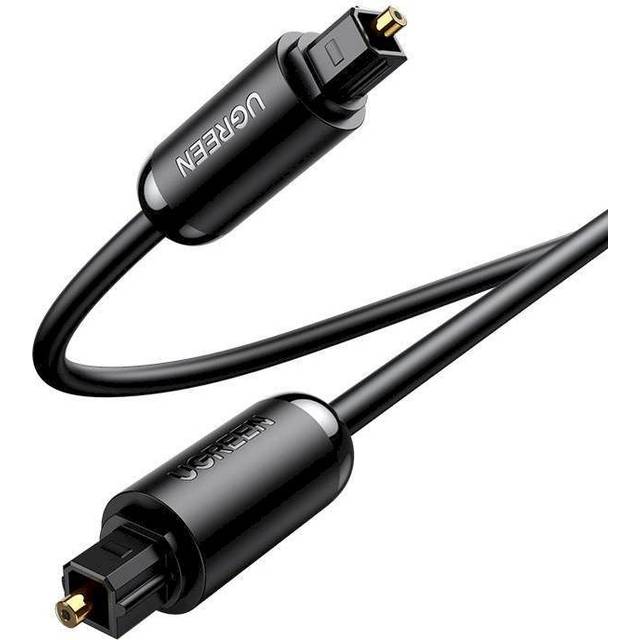 UGREEN Toslink Digital Optisk Ljudkabel, 1m - Svart