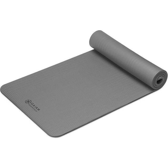 Gaiam Essentials Fitness Mat 10mm, Yogamattor - Grey
