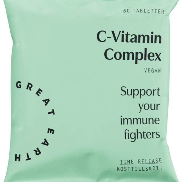 Great Earth C-Vitamin Complex Refill 60 tabletter - Multi