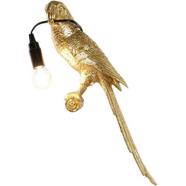 Wall Lamp DKD Home Decor Golden Resin 25 W Parrot (14 x 11,5 x 46 cm)