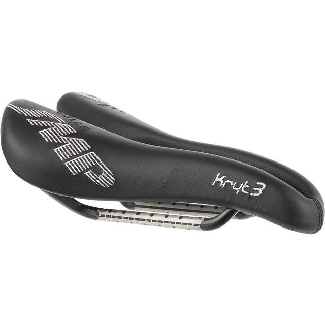 Selle SMP Kryt3 Carbon Sadel Svart, 245 x 132mm, Kolfiber Rails, 300g