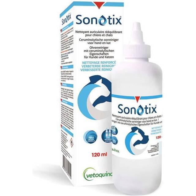 Öronrengöring Vetoquinol Sonotix Sol 120 ml