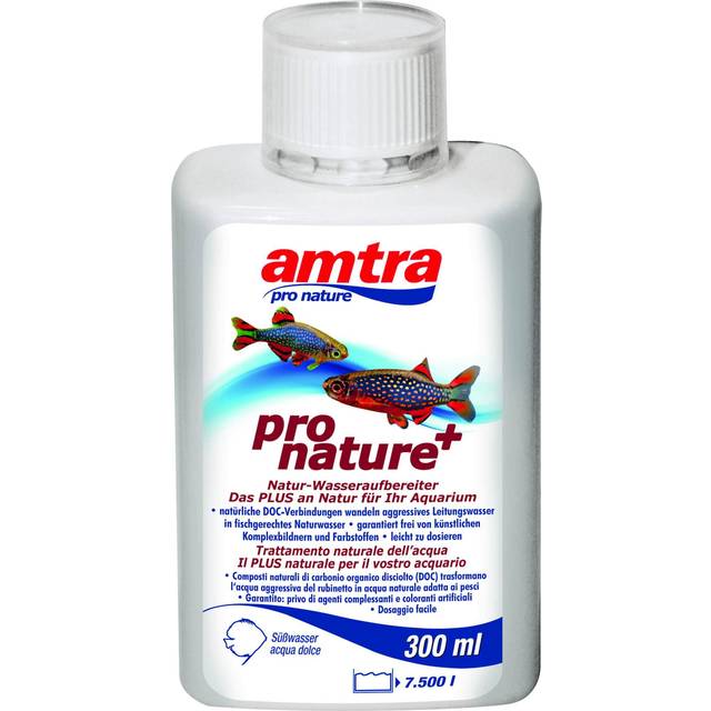 Amtra A3050139 FB072 Pro Nature Plus vattenberedare för akvarier, 300 ml