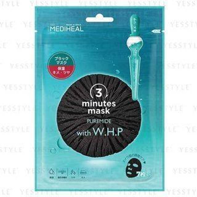 MEDIHEAL 3 Minute Sheet Mask Pure Mide with Face Mask 7 Sheets [Genuine Product] W.H.P (x 1)