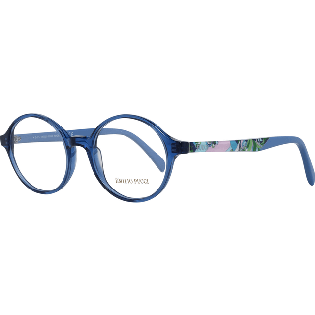 Emilio Pucci Chic Blue Full-Rim Designer Women's Women's Eyewear - One Size / Blue