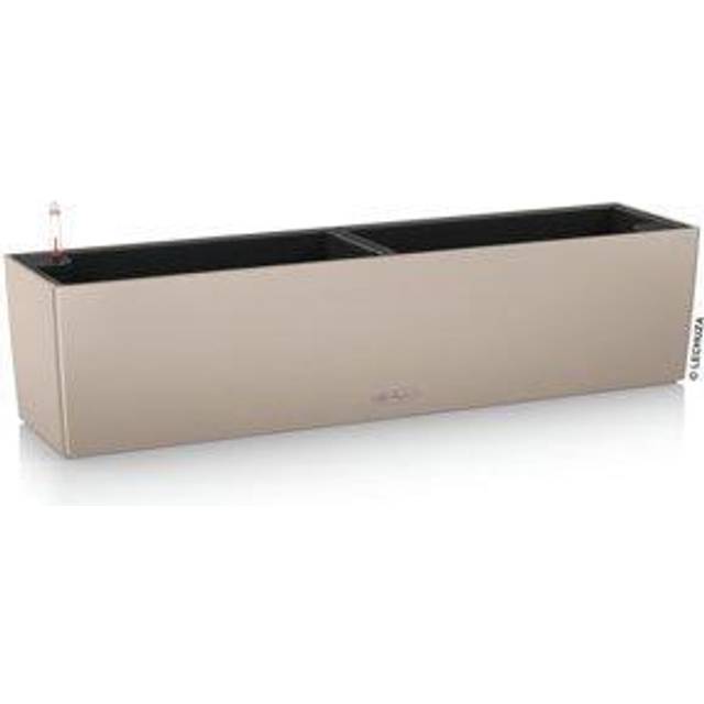Window Box - Plastic Self-Watering Planter - Indoor and Outdoor - Balconera - Sand brown / 12l - Brown
