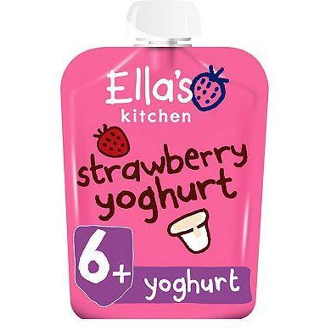 Ella's Kitchen Organic Strawb Greek Style Yoghurt 6m+ 90g