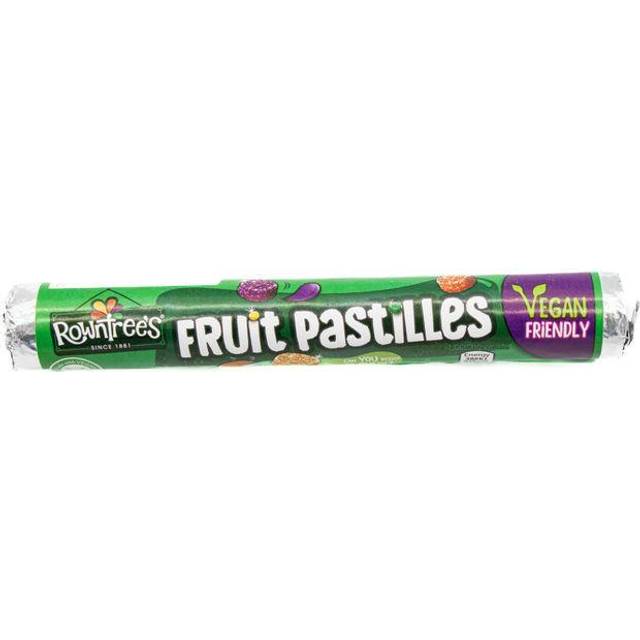 Rowntree's Fruit Pastilles Vegan Friendly Sweets Tube 50g (Pack of 32)