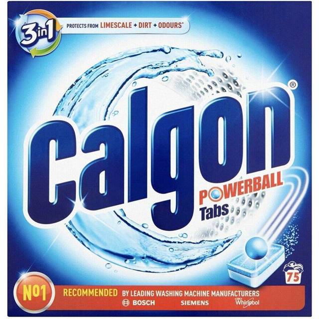 Calgon Powerball Tablets 3-in-1 Water Softener Pack Of 75 Tablets