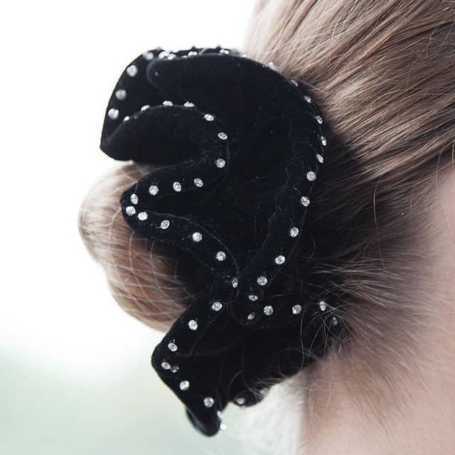 Hair Scrunchies - Velvet/Crystal
