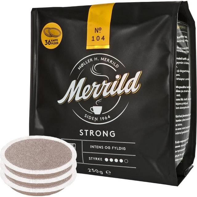 Merrild Strong - 36 puder til Senseo