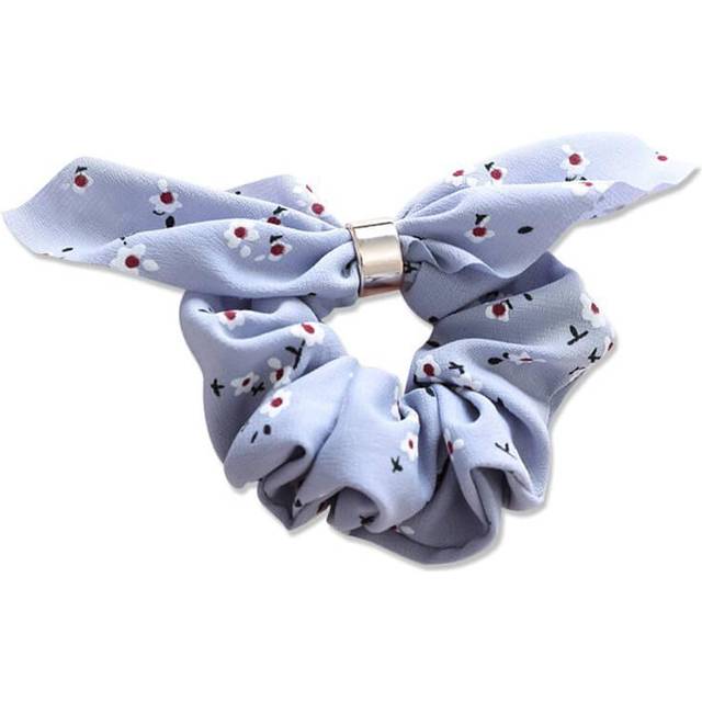 Everneed Bow Scrunchies - Baltic Blue