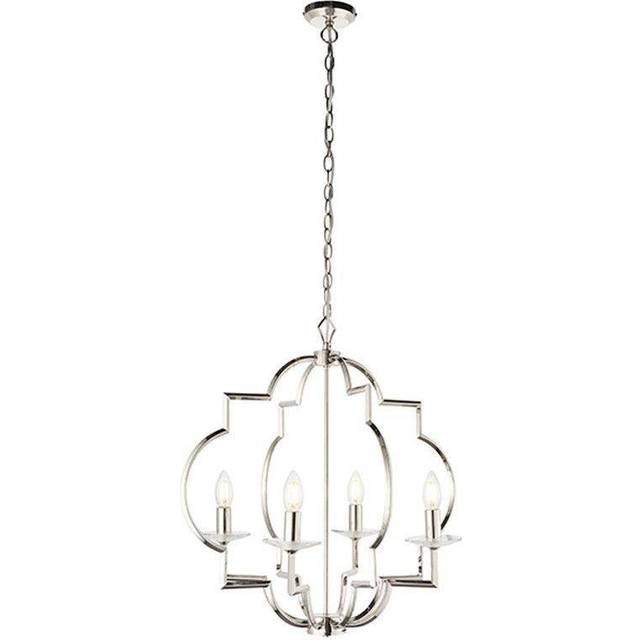Vogue Garland Chrome 4 Light Ceiling Light - Silver