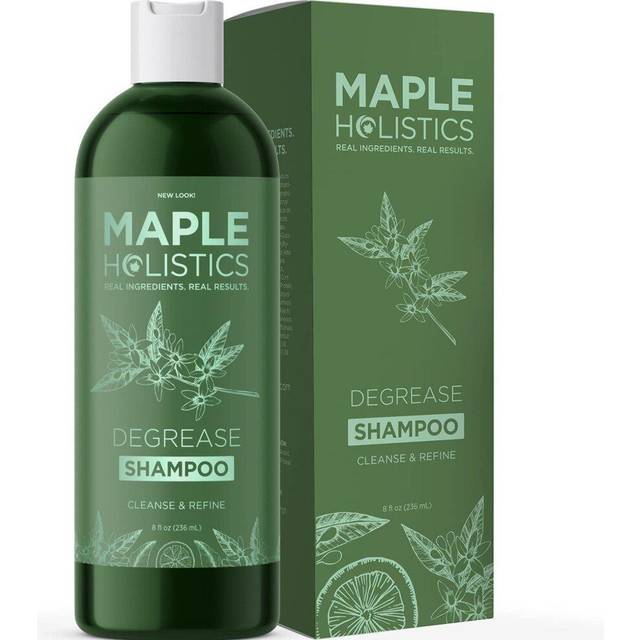 Natural Shampoo Oily Hair and Oily Scalp Treatment - Moisture Control Balance Hair Care - With Essential Rosemary Lemon Jojoba Basil and Cypress Oil -