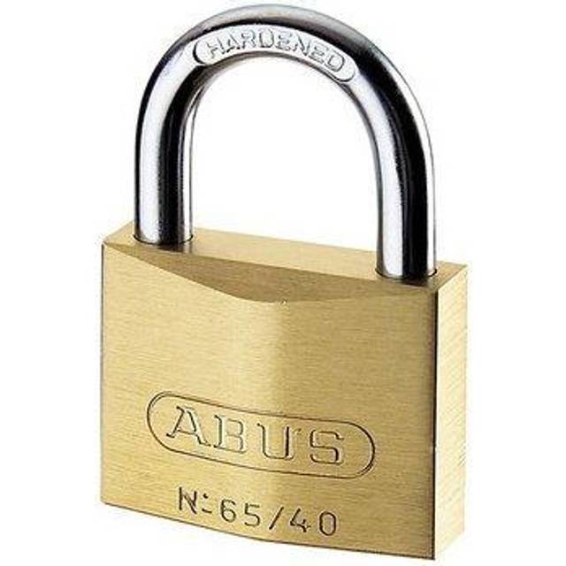 Abus 65/40mK Brass Key Padlock - 40mm