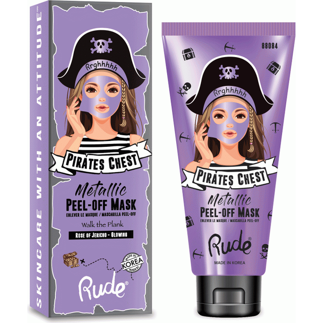 Rude Cosmetics Rude Cosmetics Pirates Chest Peel Off Mask 60 Glowing