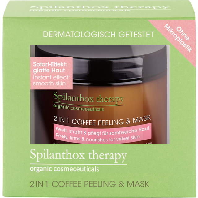 Spilanthox Pleje Ansigtspleje 2IN1 Coffee Peeling & Mask