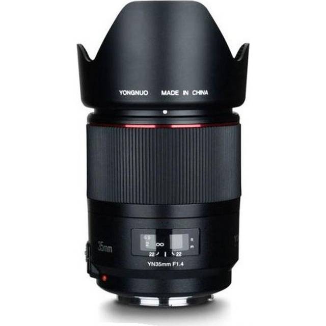 YONGNUO YN35MM F1.4C Bright Aperture Standard Wide-Angle Prime Lens Full Frame AF MF Lens for 67mm Filter for Canon 1500D 80D 650D 70D 6DII 5DIV ..