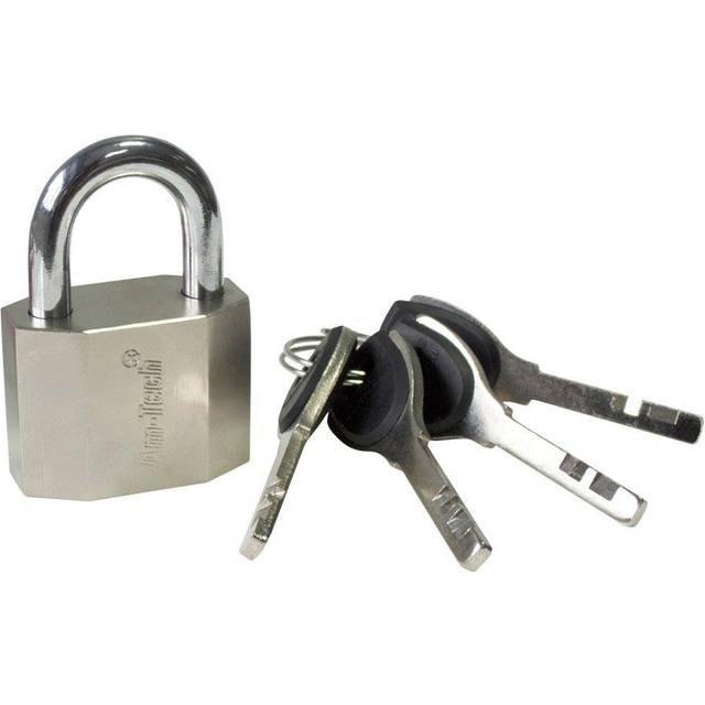 Amtech T0720 40mm Security Padlock - chrome plated