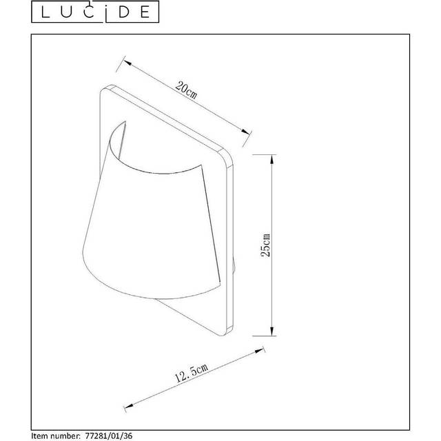 Lucide Idaho Wall Light - Wood