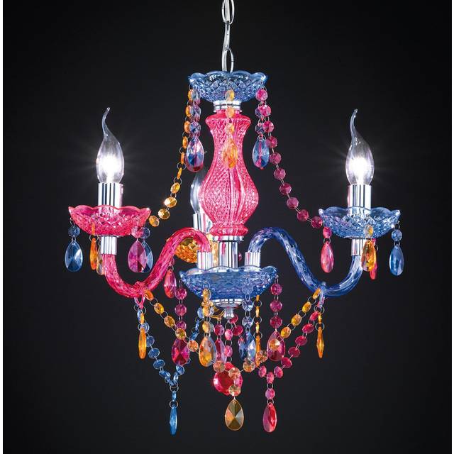 Trio - Lüster Young living 3 Light Multi Arm Chandelier Chrome