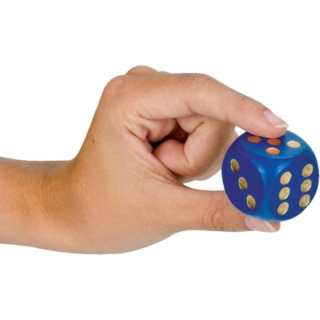 Tobar Extra Large Wooden Dice - 1 Colour Sent at Random