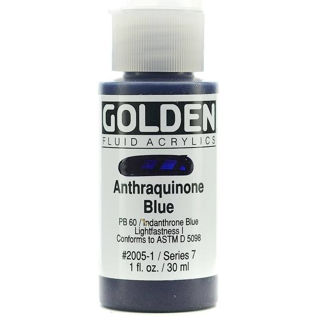Golden Fluid Acrylic Paint 30ml Anthraquinone Blue