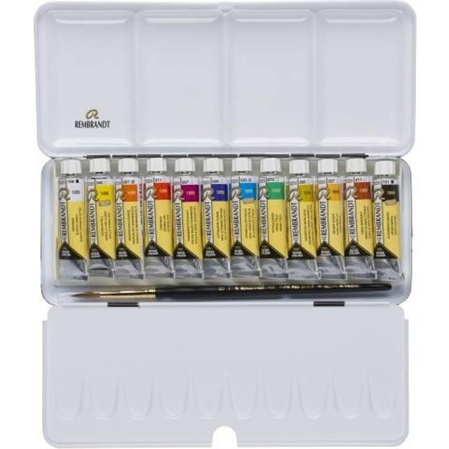 Rembrandt Watercolour Portrait Set 12×10ml – 12 akvarellfärger i metallask