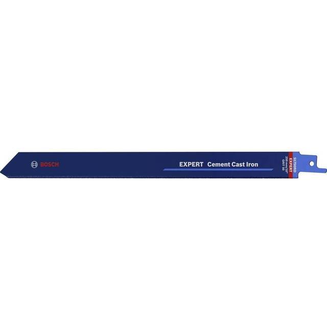 Bosch 1x EXPERT Cement Cast Iron S1750RD fram- och återgående sågblad (för Gjutjärn, Fiberplast GFK, CFK, Längd 250 mm, Professional Tillbehör Tigersåg)
