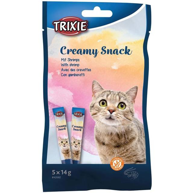 Trixie Creamy snack tuna and shrimps, delicacy, for cats, 5 14